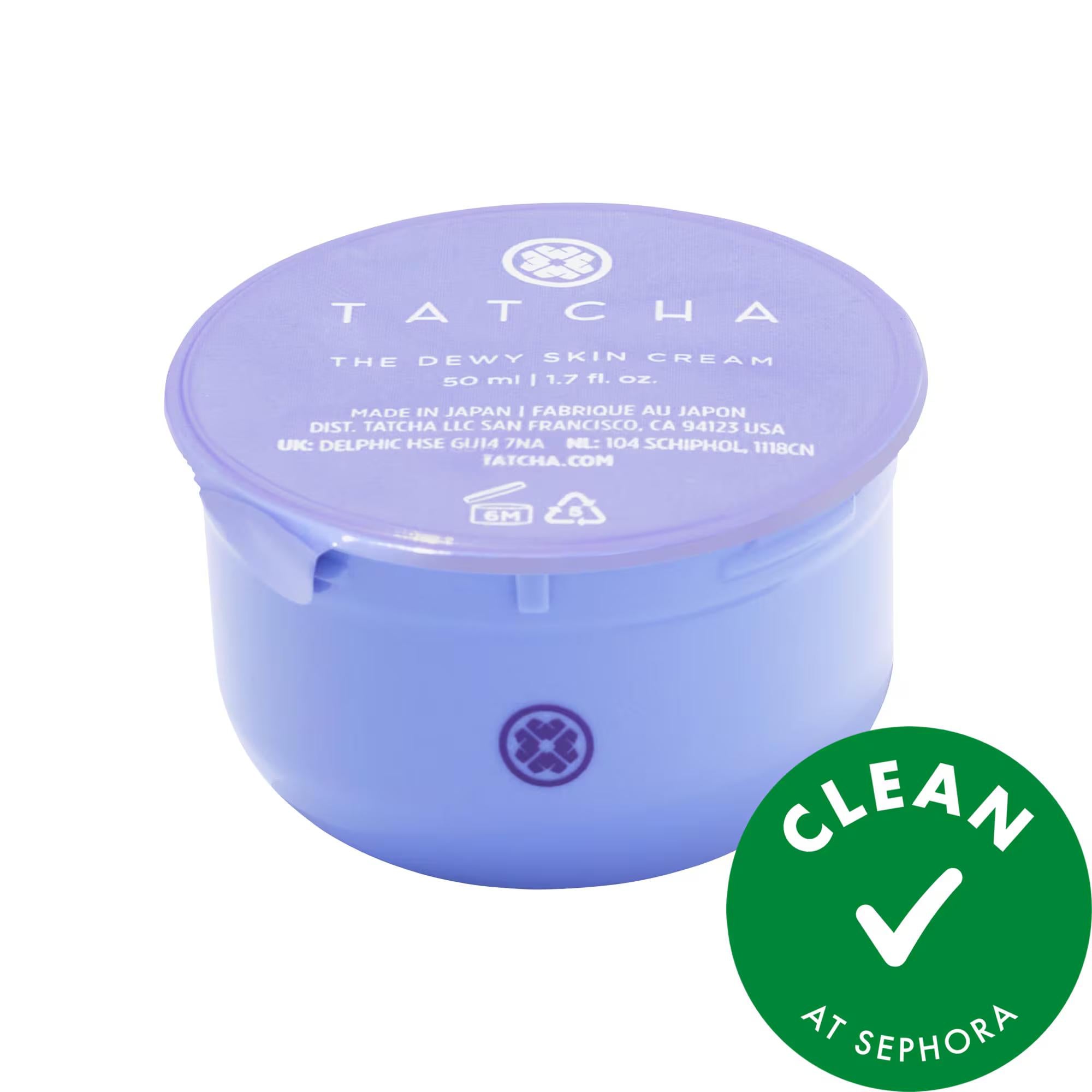 The Dewy Skin Cream - Refillable Hyaluronic Acid Moisturizer for Normal to Dry Skin - Anti-Aging, Cruelty-Free