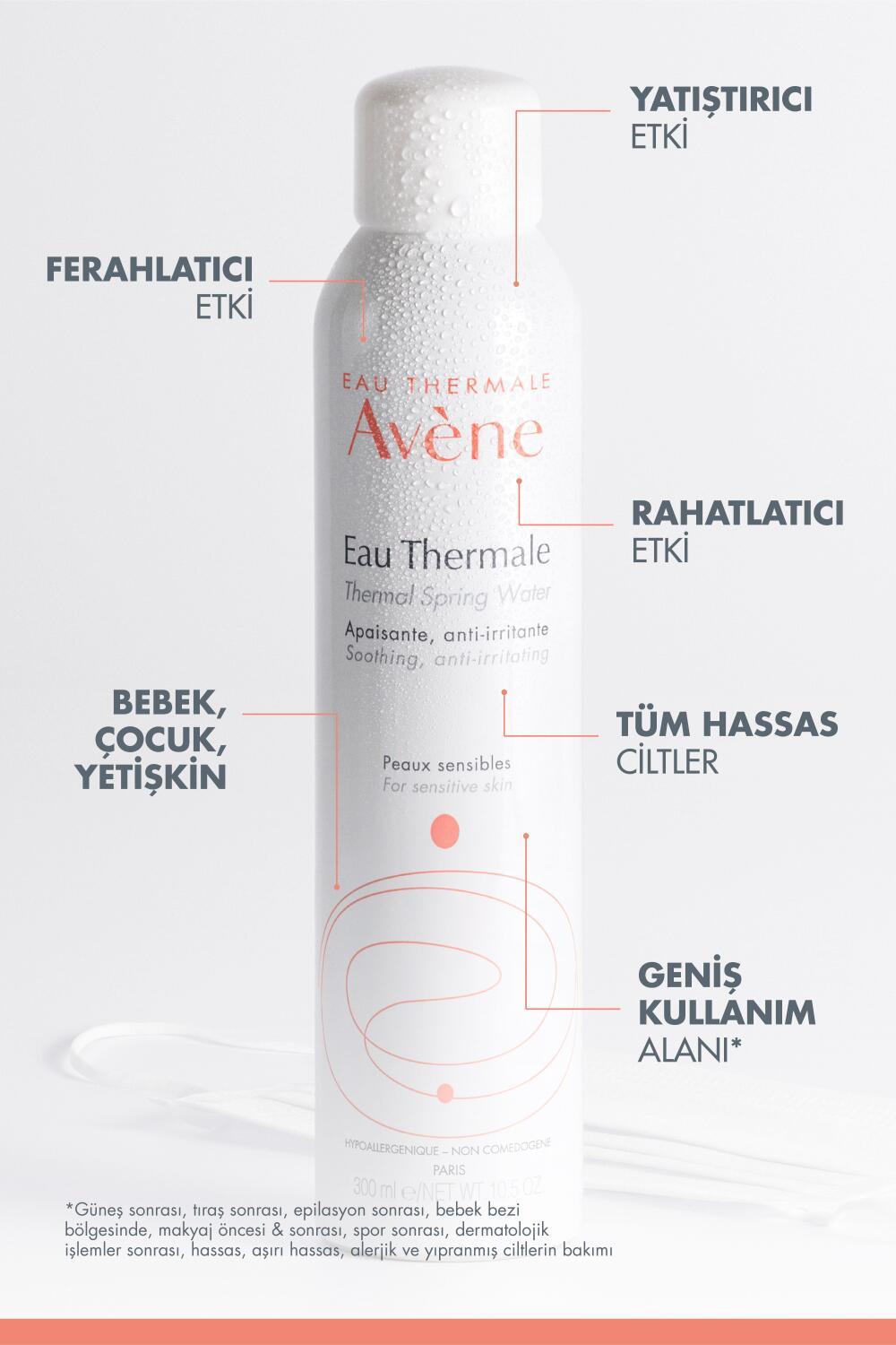 Avene Thermal Water Spray 300ml - Soothing Skin Relief for Sensitive Skin Types