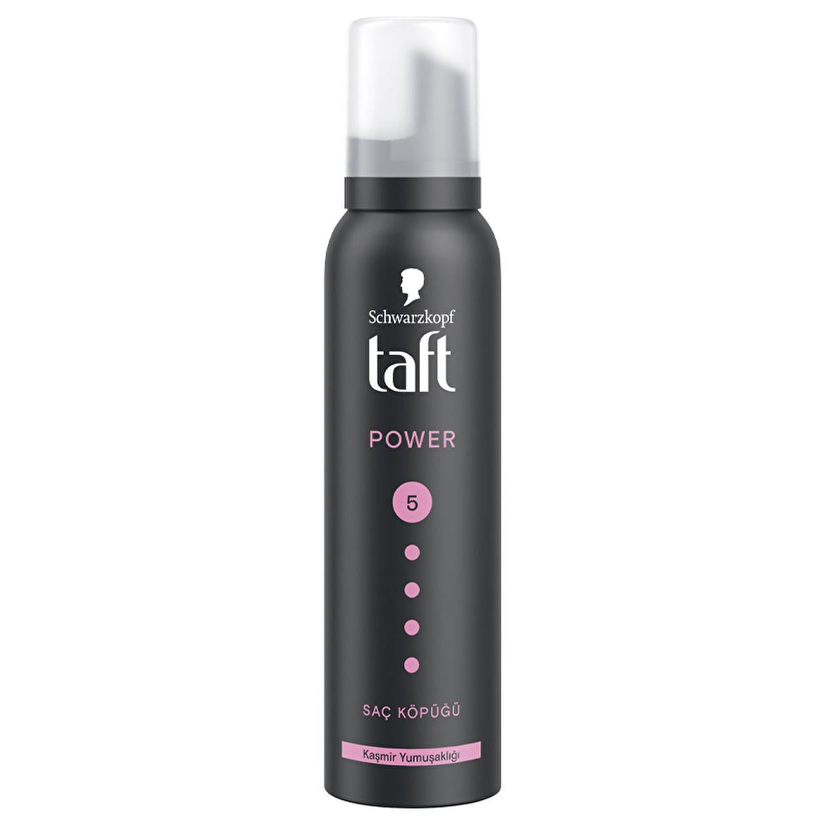 Taft Power Cashmere Hair Mousse - Strong Hold Hair Mousse for Dry & Damaged Hair