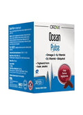 Ocean Pulse Omega-3, Vitamin D3, K2 & CoQ10 Supplement Softgels - Heart Health Support - 30 Count