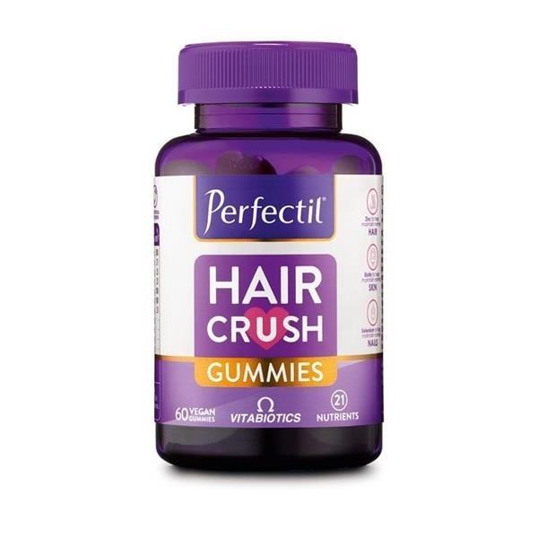 Vitabiotics Perfectil Hair Crush Gummies - 60 Chewable Tablets