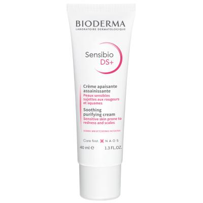Bioderma Sensibio DS+ Cream: Soothing Facial Cream for Sensitive & Irritated Skin - Redness Relief, Hypoallergenic, Fragrance-Free - 1.35 fl oz