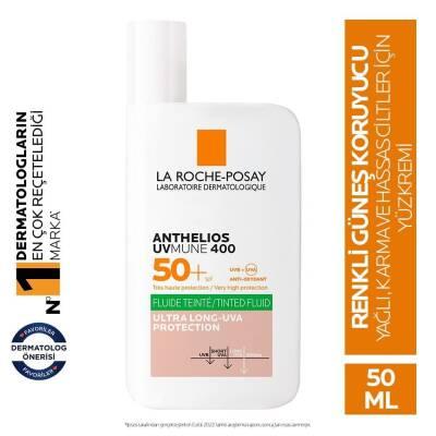 La Roche-Posay Anthelios: Oil Control Tinted Facial Sunscreen SPF 50+ | Acne Prone & Sensitive Skin Protection