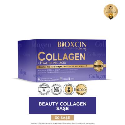 Bioxcin Beauty Collagen Supplement Powder with Hyaluronic Acid - Anti-Aging Dietary Support for Skin Health & Hydration