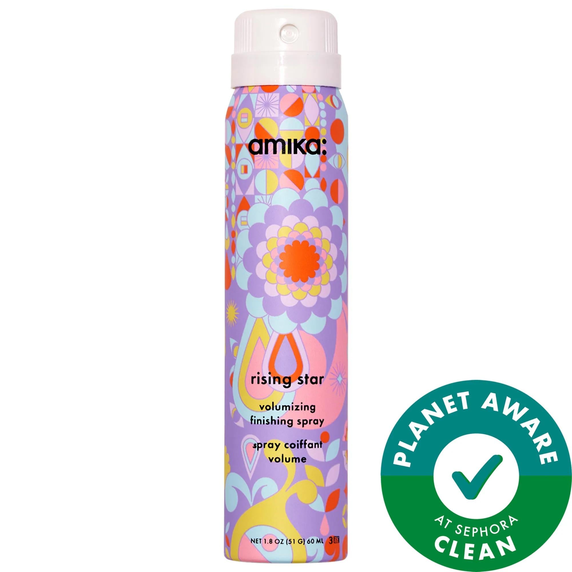 Mini Rising Star Volumizing Finishing Spray - Lightweight, Buildable Volume & Heat Protection for Fine/Medium Hair