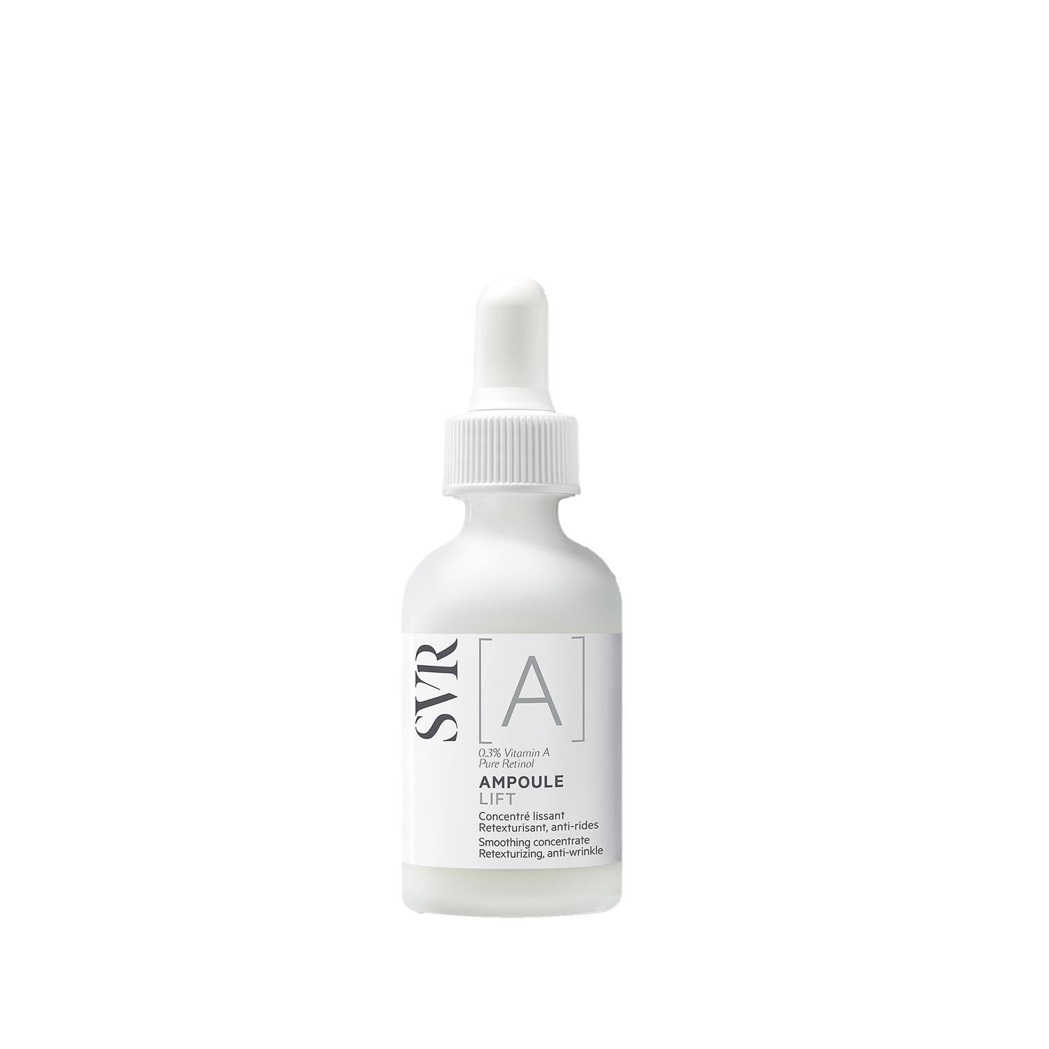 SVR Anti-Aging Ampoule Lift Serum 30ml - Reduces Fine Lines & Wrinkles, Mature Skin Skincare