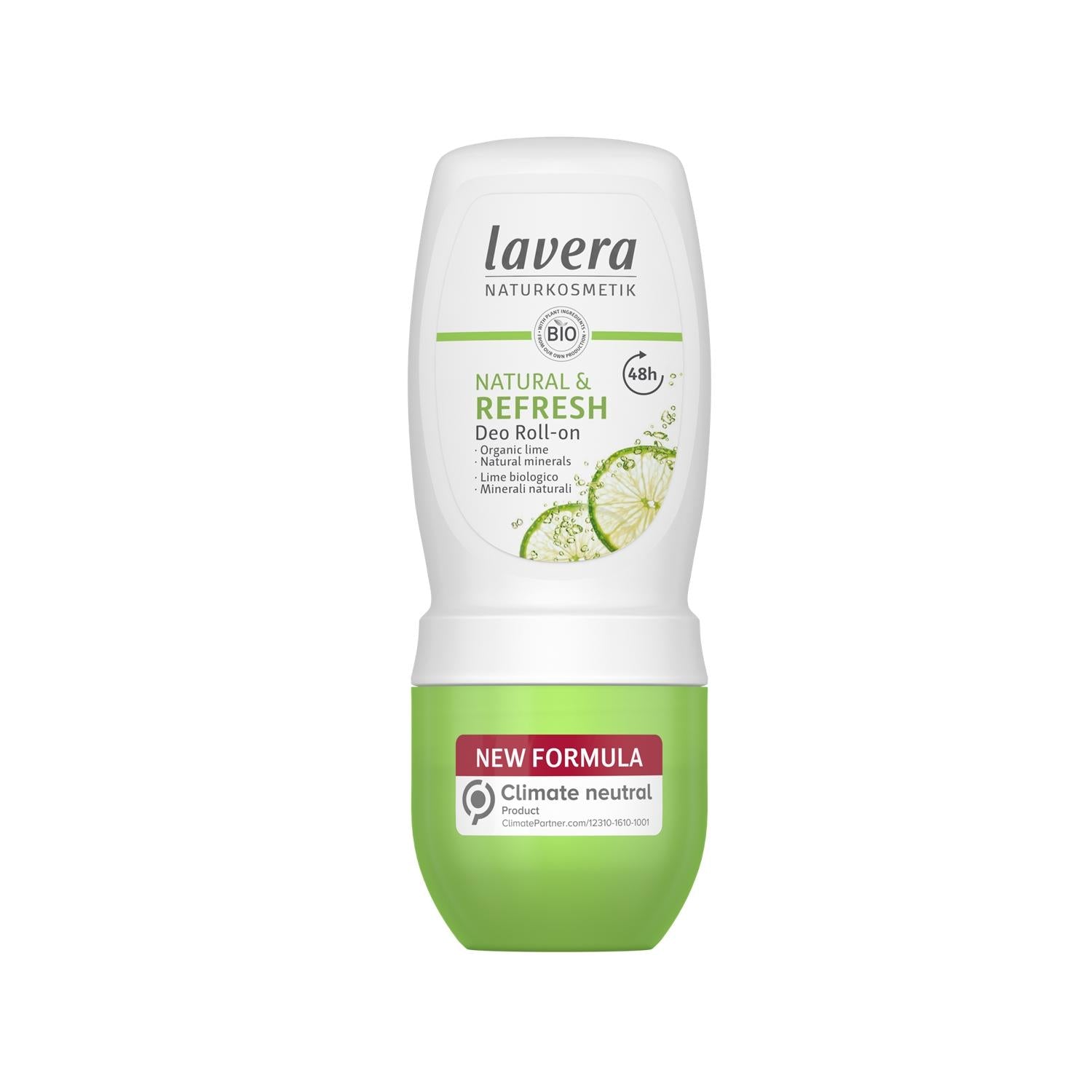 Lavera Natural & Refresh Roll-On Deodorant - 50 ml - Natural Ingredients, Organic Personal Care