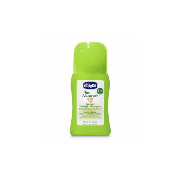 Chicco Baby Mosquito Repellent Roll-On - Natural Insect Protection for Infants, Alcohol-Free & Paraben-Free, 60ml