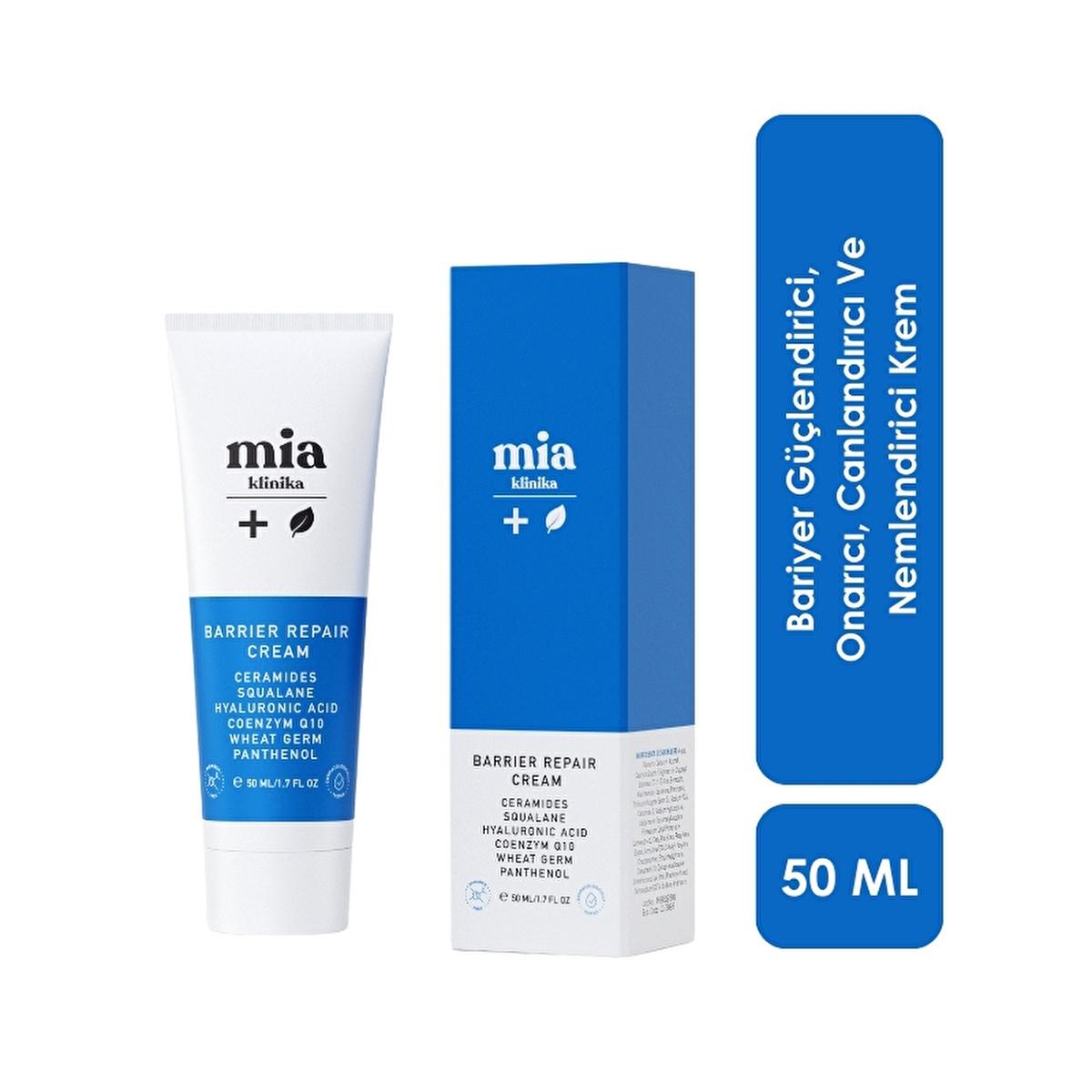 Mia Klinika Skin Barrier Strengthening Face Cream: Repair, Revitalize & Hydrate Sensitive Skin | Bariyer GŸ�lendirici Krem