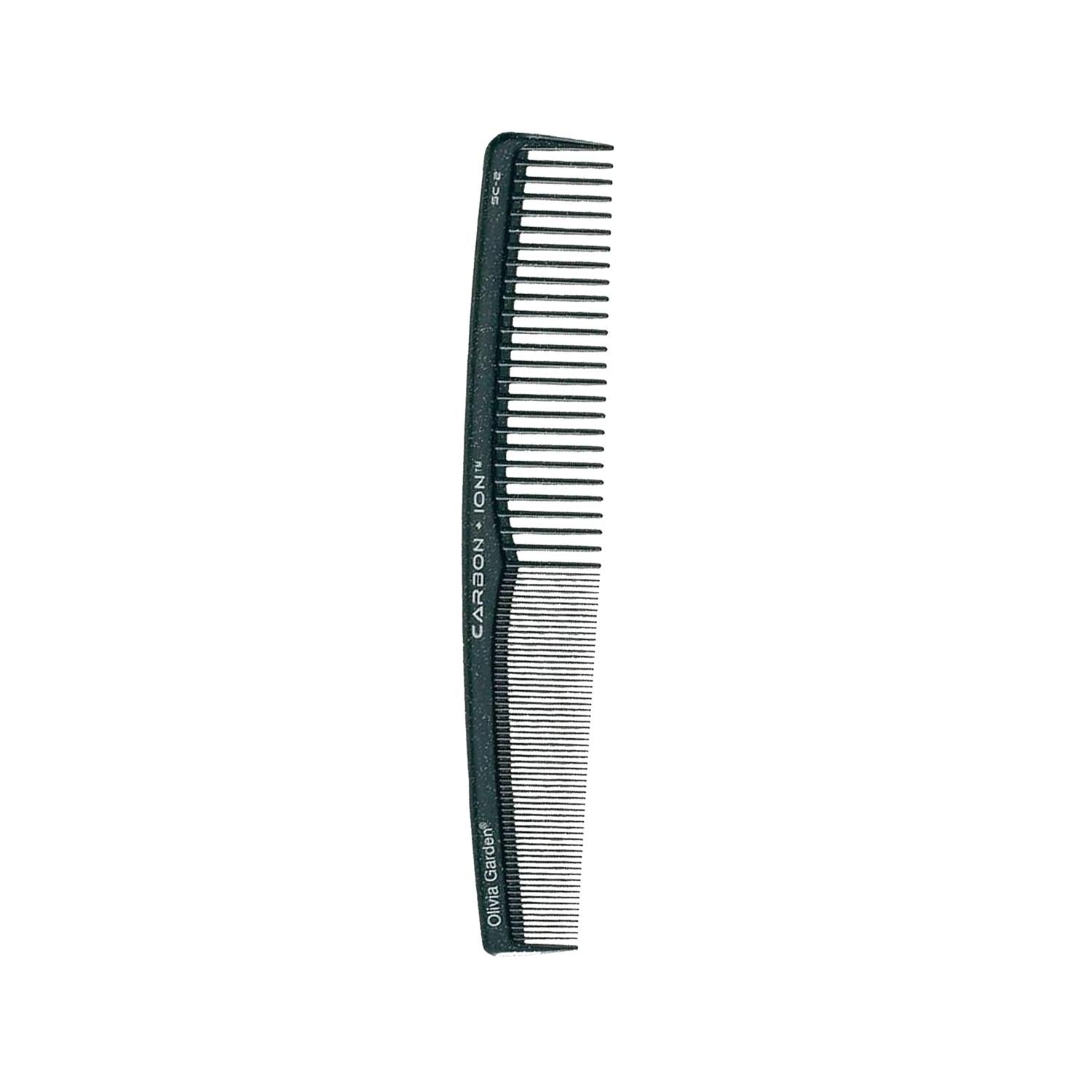 Olivia Garden Carbon + Ion Tarak SC-2: Professional Heat Resistant, Anti-Frizz Styling Comb for Smooth, Healthy Hair