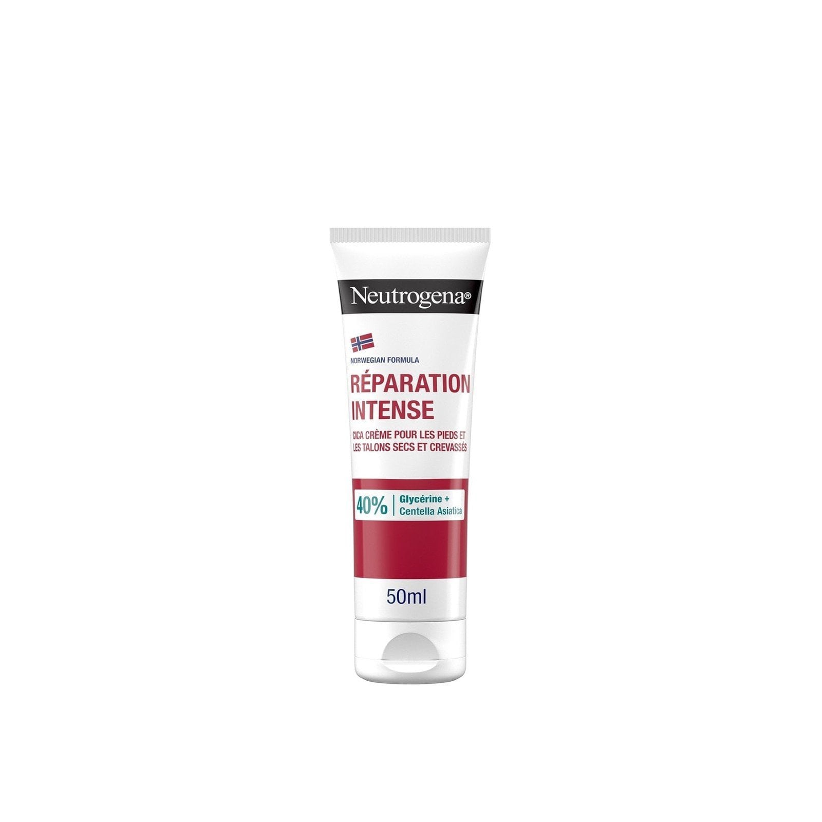 Neutrogena Foot Care Cream for Cracked Heels - 50ml, Intensely Moisturizing & Repairing Cream for Dry Heels