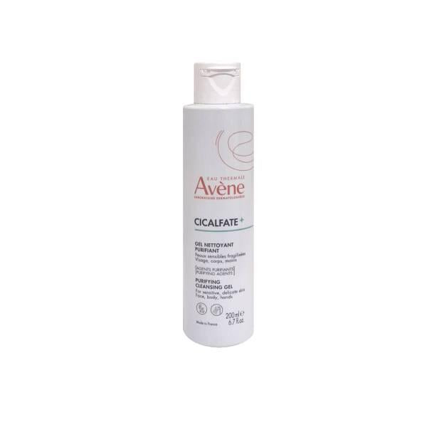 Avene Cicalfate+ Gentle Cleansing Gel: 98% Natural, Soothes Sensitive Skin, Purifies & Cleanses - For Baby, Kids & Adults