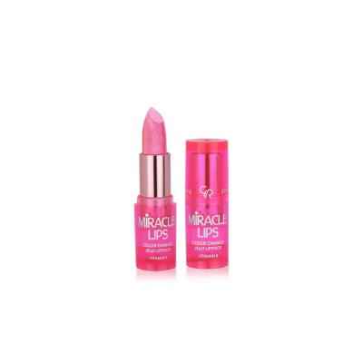 Golden Rose Color Change Jelly Lipstick - Moisturizing Vegan Berry Pink Lip Color