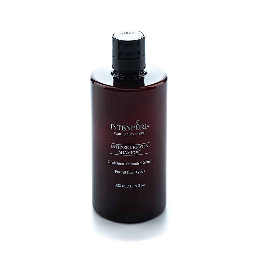 Intenpure Intense Keratin Shampoo - Moisturizing, Anti-Frizz, Silky Hair Care for Dry or Damaged Hair - 330 ml