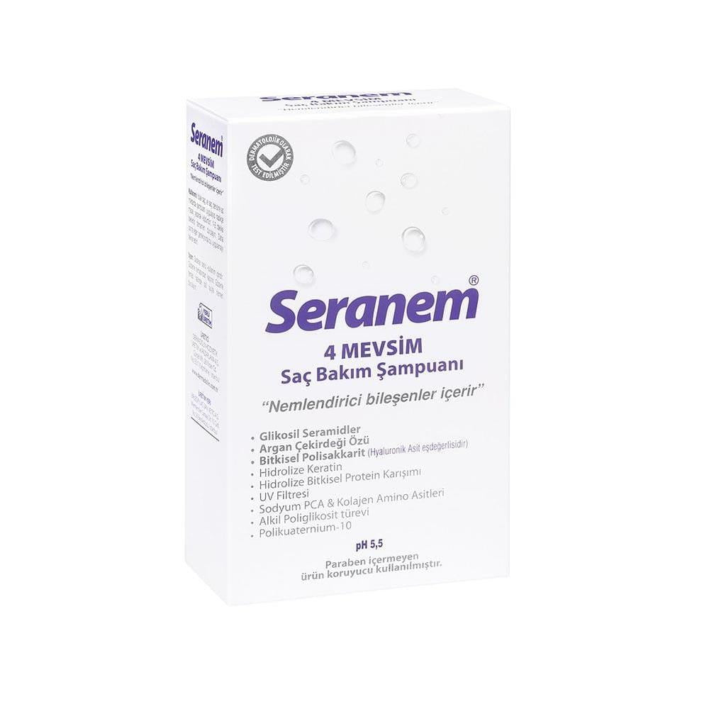 Seranem 4 Season Hair Care Shampoo - 300ml - Versatile, Nourishing, and Gentle for Year-Round Hair Health