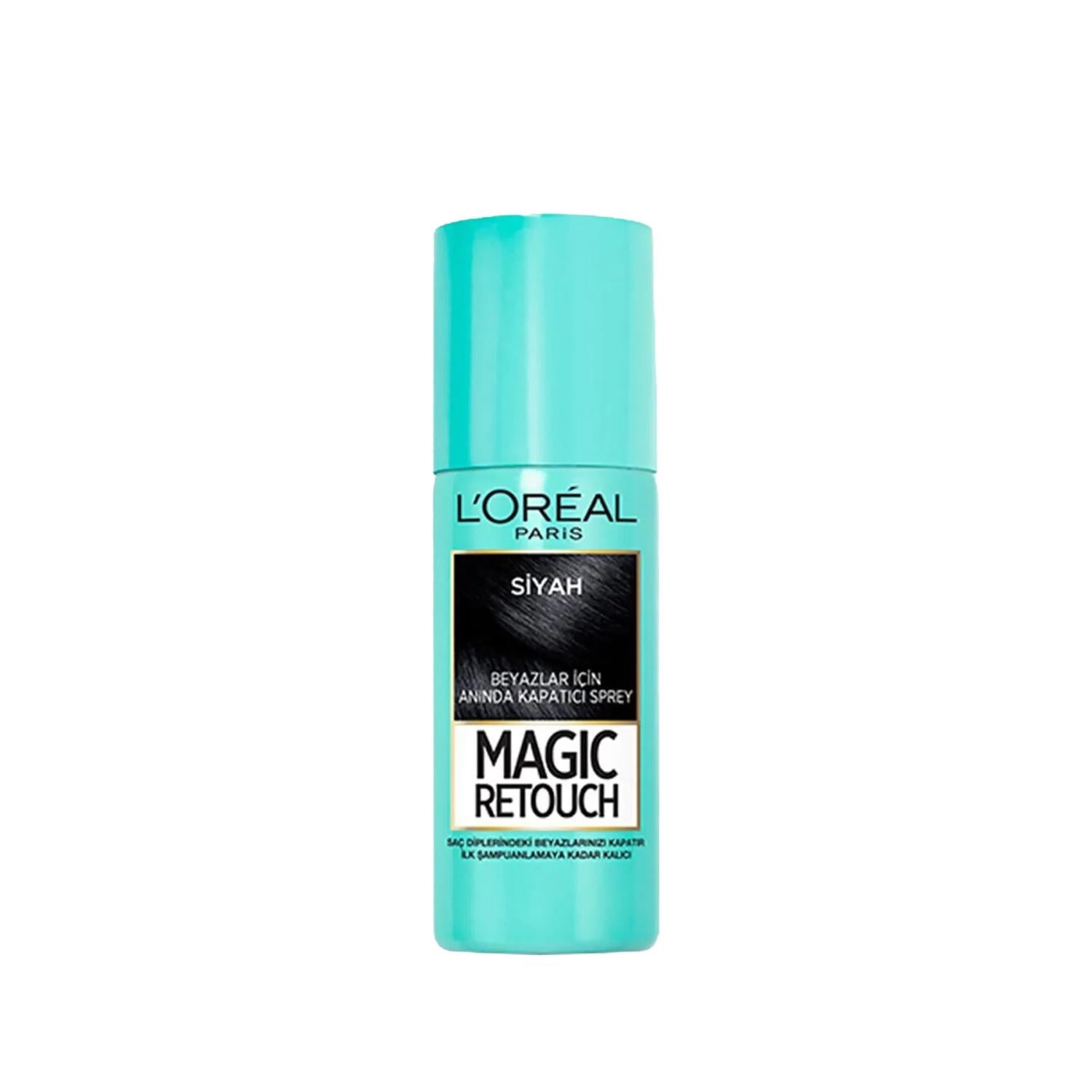 L'Oreal Paris Magic Retouch Gray Hair Touch-up Spray - Black, 2.54 fl oz