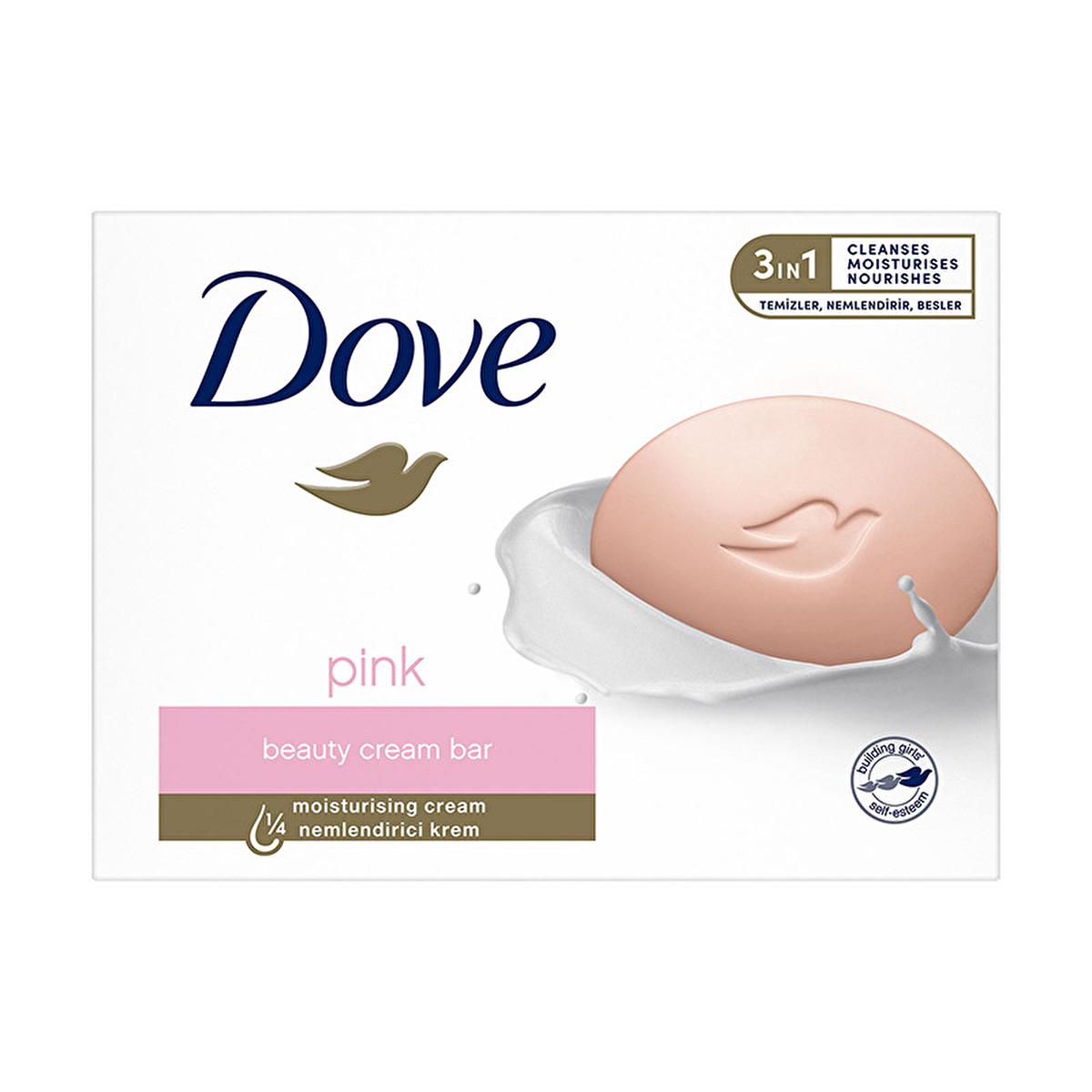 Dove Moisturizing Beauty Cream Bar - Gentle Cleanser for Sensitive Skin, Sulfate-Free Soap, 90g