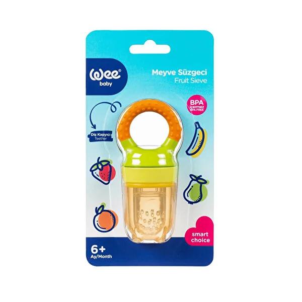 Wee Baby Baby Fruit Feeder - Silicone Fruit Squeezer for Healthy Baby Nutrition