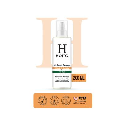 Hoito Oil-Based Cleanser with Vitamin C Complex & 4C Cica - Gentle Makeup Remover for Sensitive Skin, 6.76 fl oz