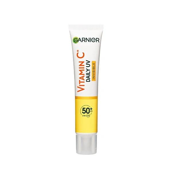 Garnier Vitamin C Face Moistizer with SPF50+ - Daily Face Cream for Sensitive Skin, Vegan Friendly