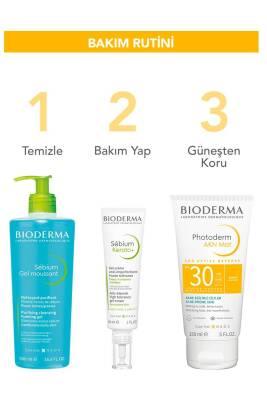 Bioderma Sunscreen Cream for Oily Skin - Matte Finish, SPF30+, Non-Comedogenic, Fragrance-Free