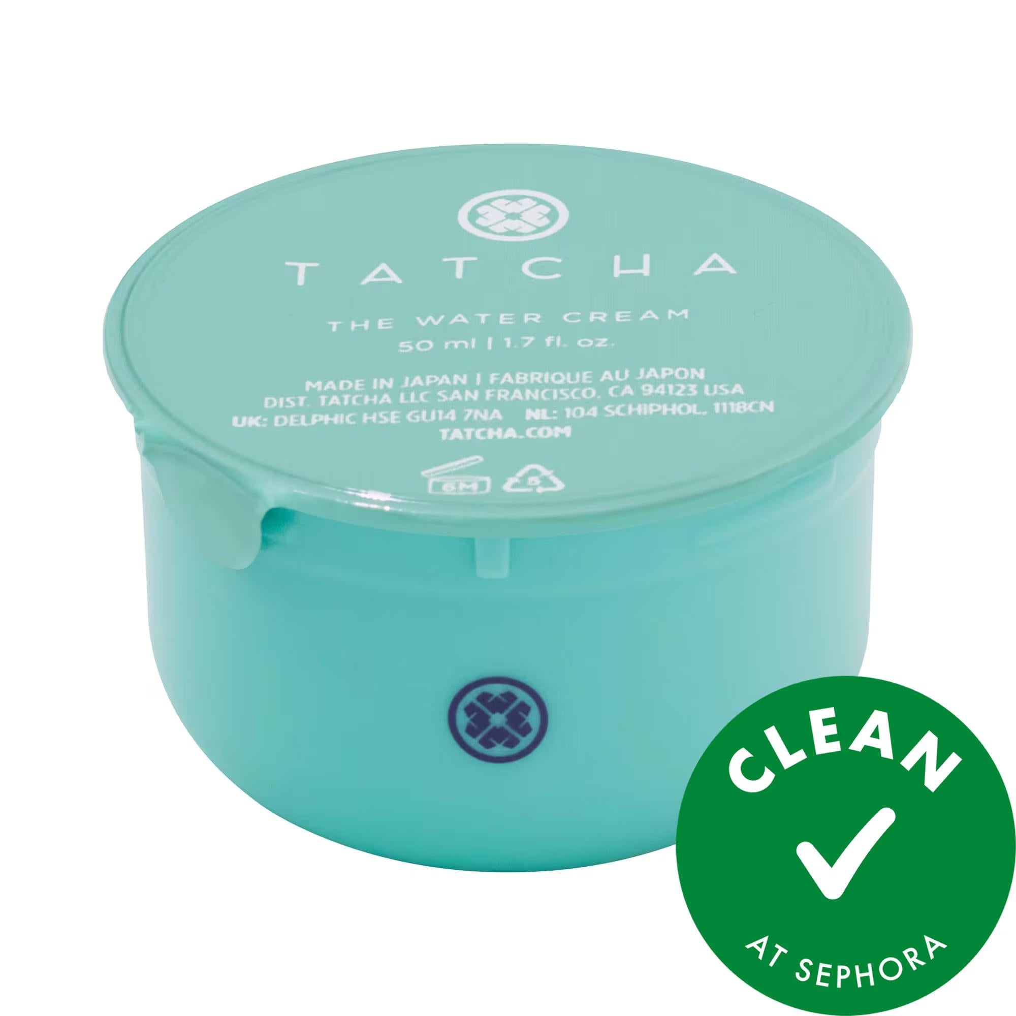 Tatcha The Water Cream: Oil-Free Pore Minimizing Refillable Moisturizer | Lightweight Hydration & Smooth Texture