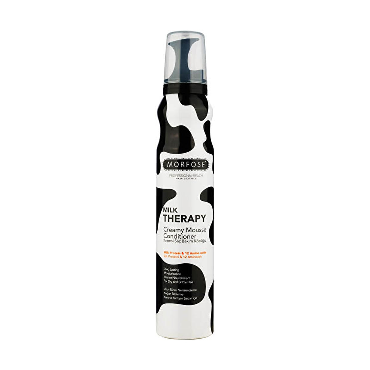 Morfose Milk Therapy Hair Foam - Nourishing & Repairing Hair Care for Dry & Damaged Hair