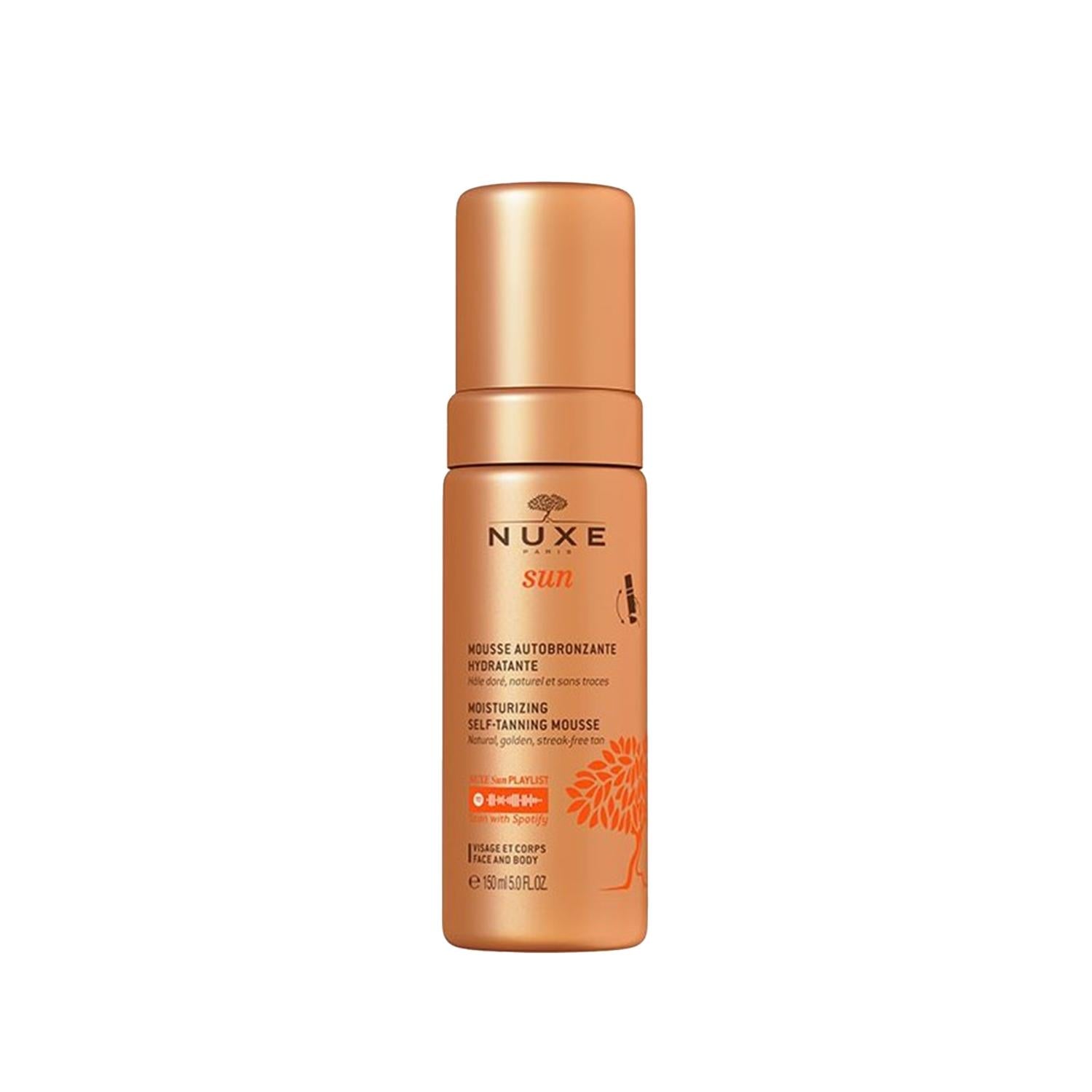 Nuxe Sun Moisturizing Self Tanning Mousse - Hydrating Sunless Tan, 5.07 fl oz