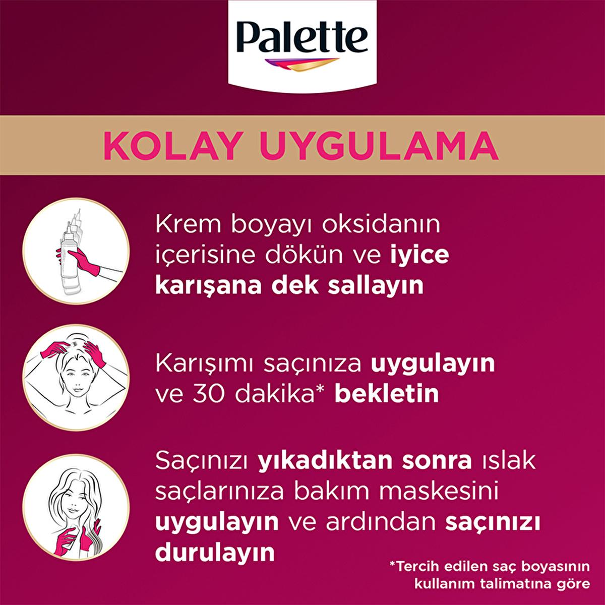 Palette Deluxe Yakut Kızılı Hair Dye - Long-Lasting Rich Ruby Red Hair Color