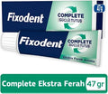 Fixodent Denture Adhesive Cream Complete Ferah - Strong Hold, Comfortable Fit, Mint Flavor - For Full & Partial Dentures