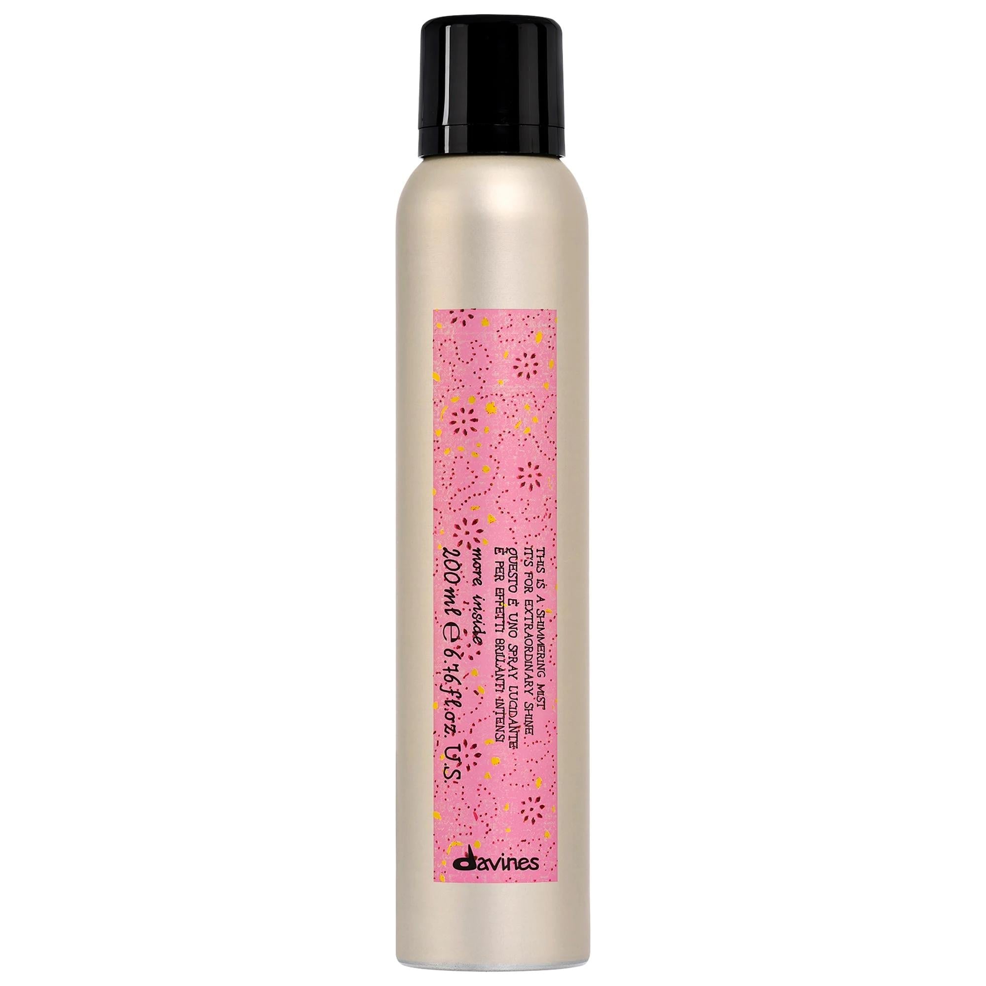 This Is A Shimmering Mist Hair Finishing Spray - Lightweight Frizz Control & Shine Enhancer for All Hair Types