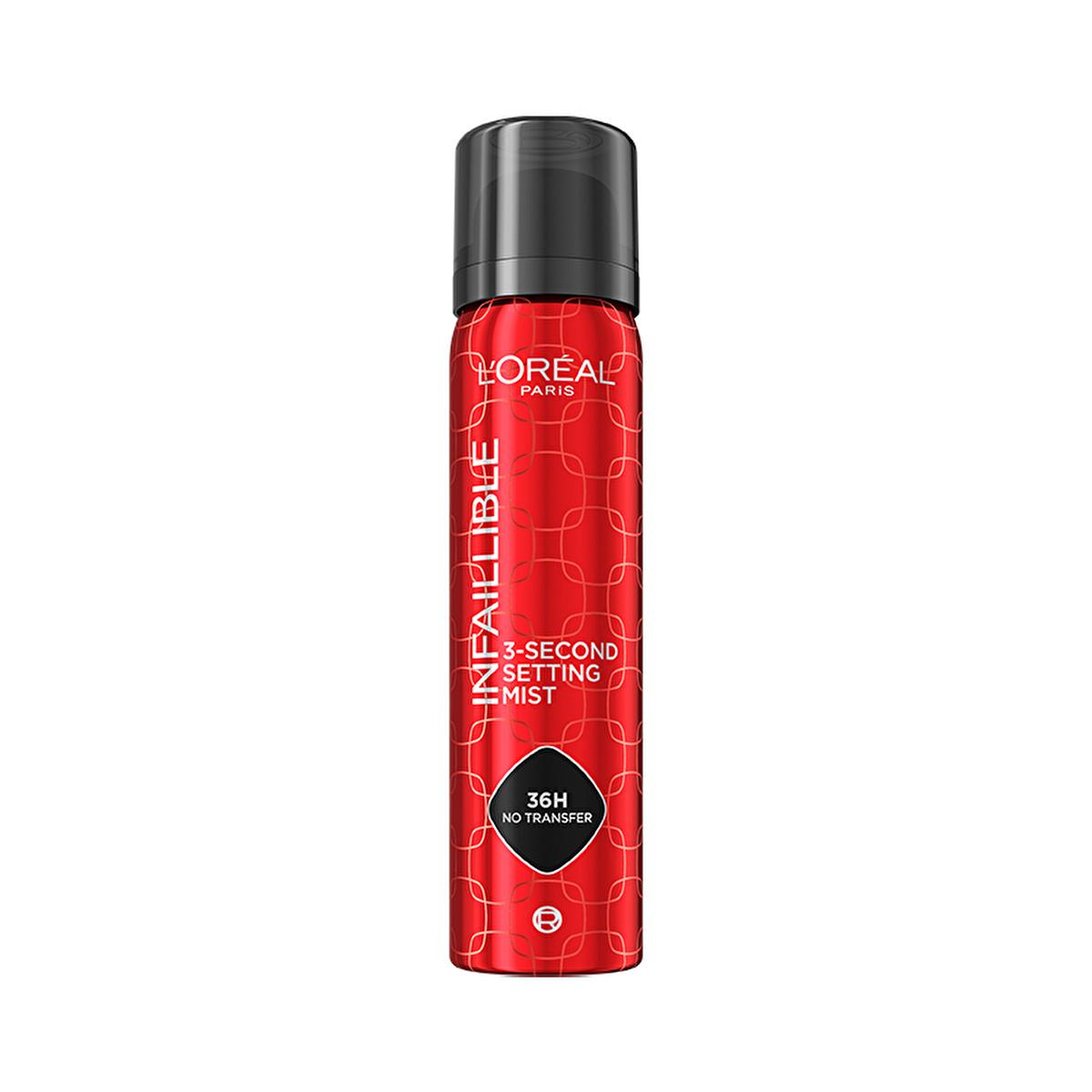 Loreal Paris Infaillible Makeup Setting Spray - Long-Lasting, Quick-Drying, Water-Resistant - Loreal Paris