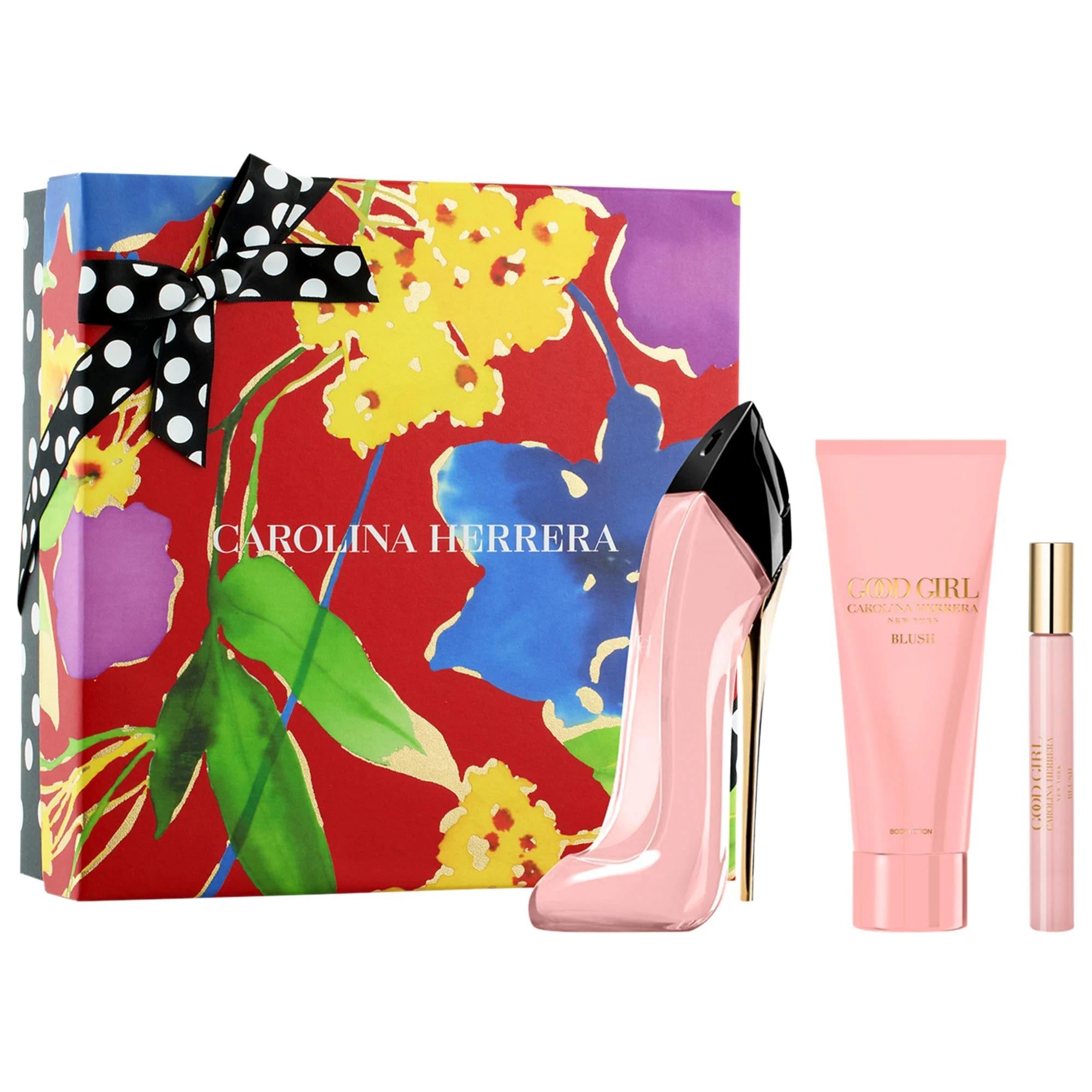 Good Girl Blush: Floral Eau de Parfum 3-Piece Gift Set | Vegan, Sustainably Sourced Vanilla & Ylang-Ylang Fragrance