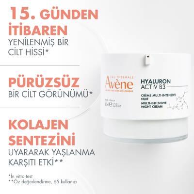 Avene Hyaluron Activ B3 Night Cream for Anti-Aging & Hydration - 50ml