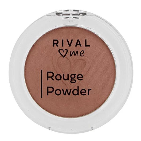 Rival Loves Me Vegan Blush No:05 Light Toffee - Dermatologically Tested, Compact Makeup for Cheekbones