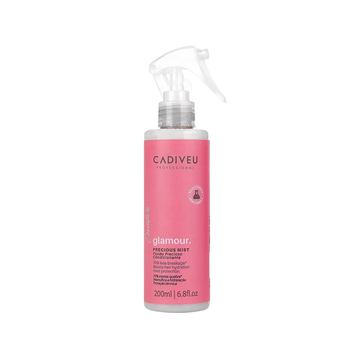 Cadiveu Essentials Glamour Precious Mist 200 ml - Luxurious Hair Care Mist for Salon-Quality Hair