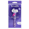 Gillette Venus Swirl Extra Smooth Women's 5-Blade Razor with Flexiball Technology & MicroFine Comb