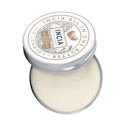 Incia Natural Coconut Butter for Skin and Hair Care - Moisturizing, 100% Natural Ingredients, Chemical-Free Beauty Product