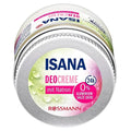 Isana Vegan Deodorant Cream - Natural, 24-Hour Protection, Dermatologically Tested - 1.69 fl oz