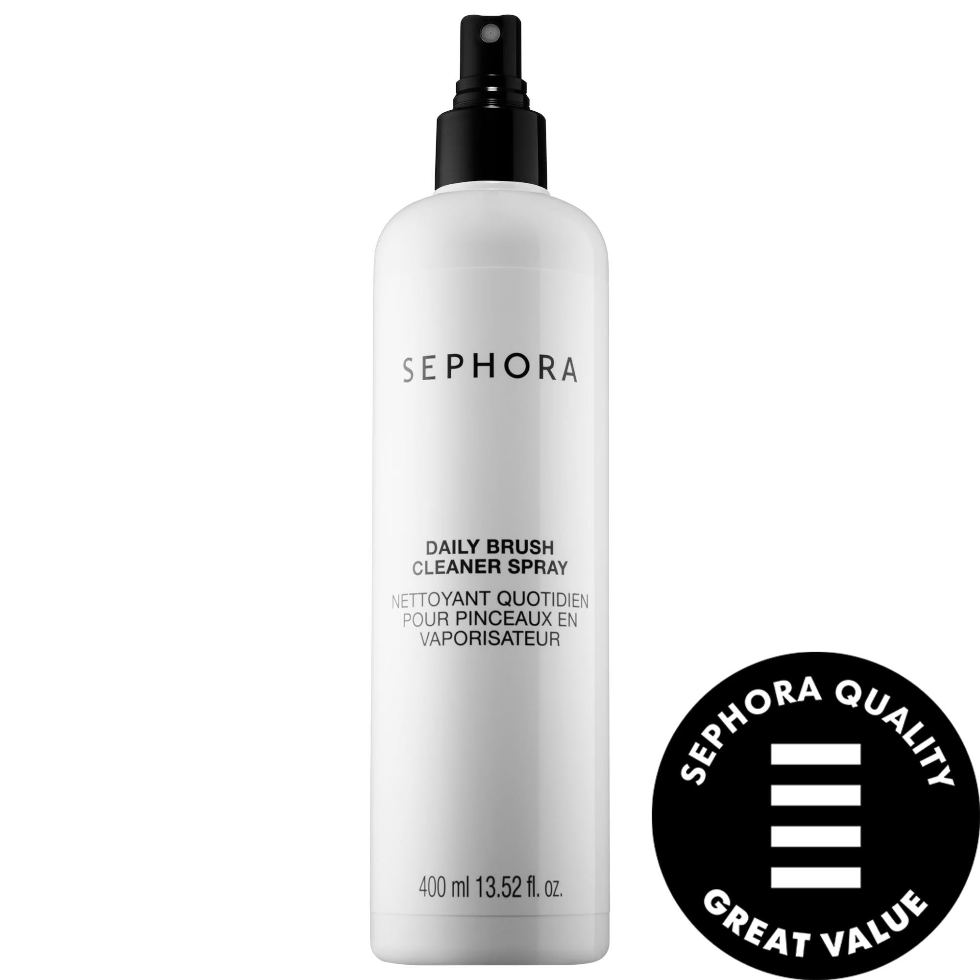 Jumbo Daily Brush Cleaner: Alcohol-Free, Vegan Makeup Brush Cleaning Spray for Sensitive Skin & Extended Brush Life