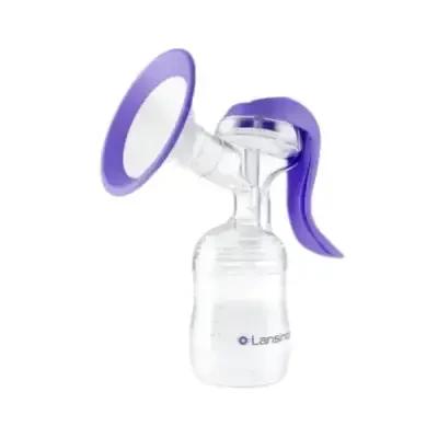 Lansinoh Manual Breast Pump - Efficient Milk Expression for Breastfeeding Mothers - Comfortable, Portable, and Compatible with Lansinoh Storage Bags