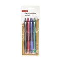 Schreibwelt 4-Pack Jel Pens - Assorted Colors, Non-Slip Grip, Smooth Writing Experience