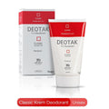 Deotak Deodorant Cream - 7 Days Odor Protection for Normal Skin - Anti-perspirant Cream Deotak Krem Deodorant Klasik