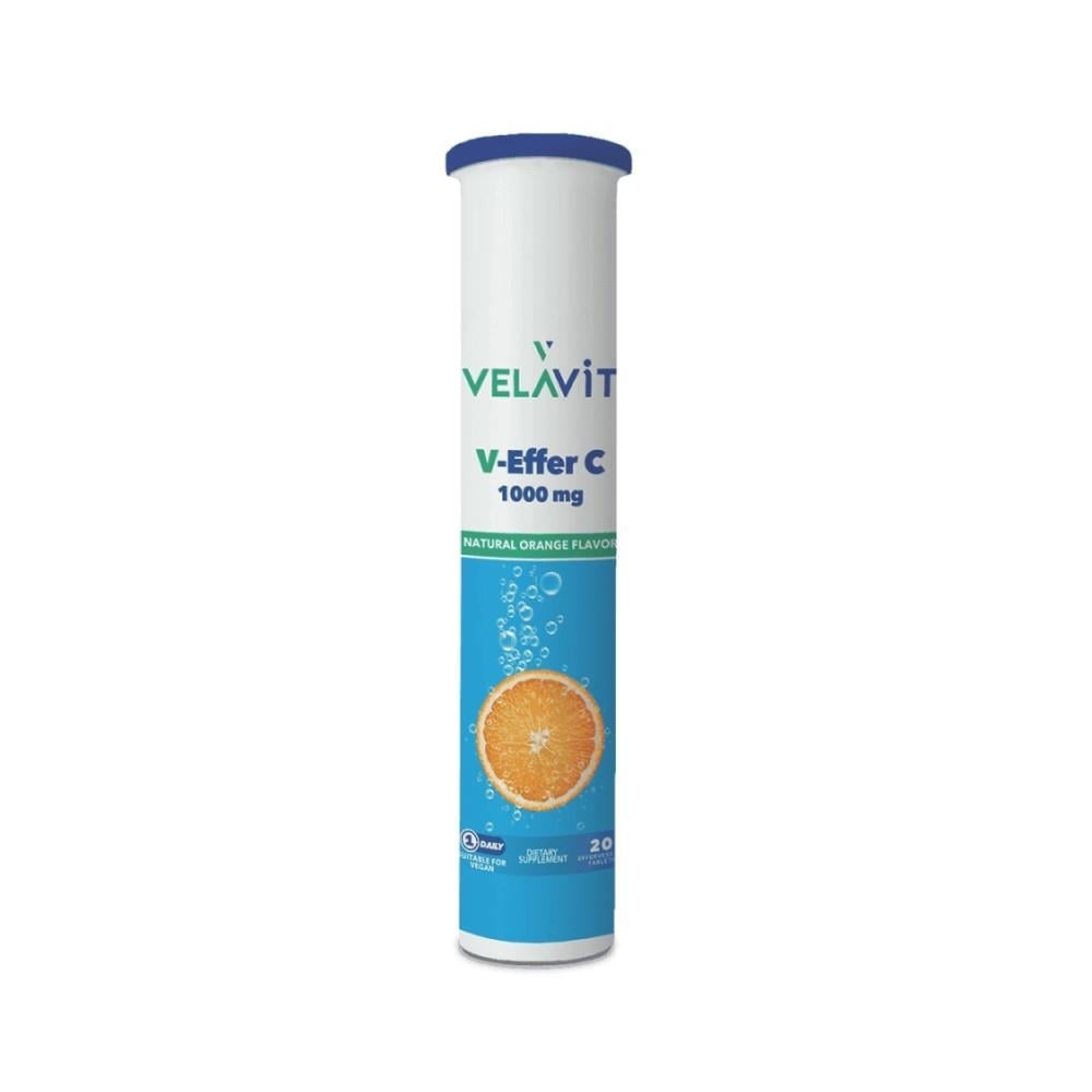 Velavit V-Effer C 1000 mg 20 Effervescent Tablets