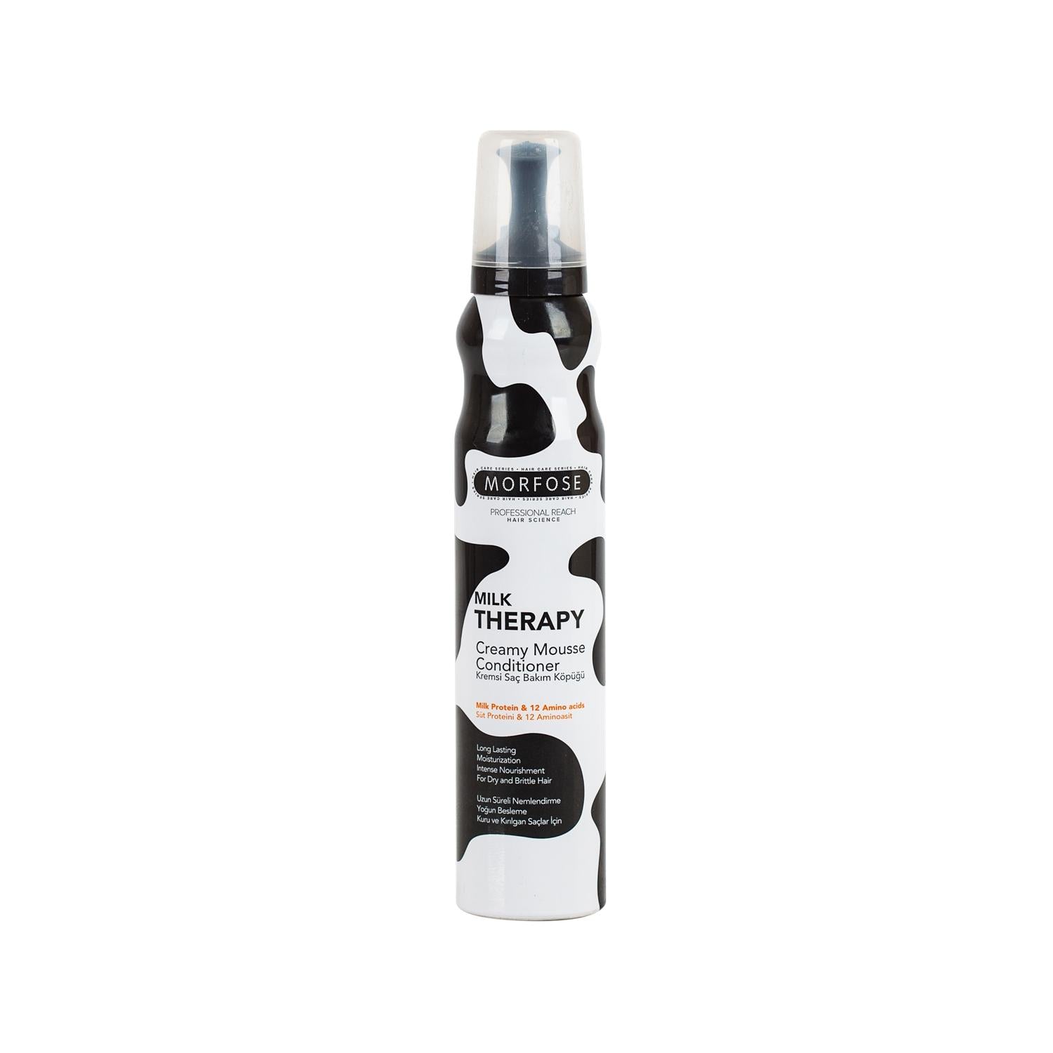 Morfose Milk Therapy Foam 200ml - Nourishing & Moisturizing Treatment for Skin & Hair