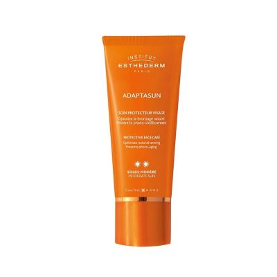 Institut Esthederm Adaptasun Face Cream Moderate Sun 50ml - Anti-Aging Sunscreen for Sensitive Skin