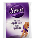 Sesu Wax Strips for Hair Removal - 10 Strips with Spatula for Smooth Skin, Sugar Wax for Effective Epilation at Home