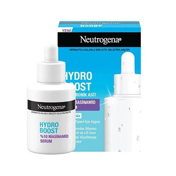 Neutrogena Hydro Boost Niacinamide Serum 30ml - Hydrating Serum for Skin Tone Evening & Moisture Retention