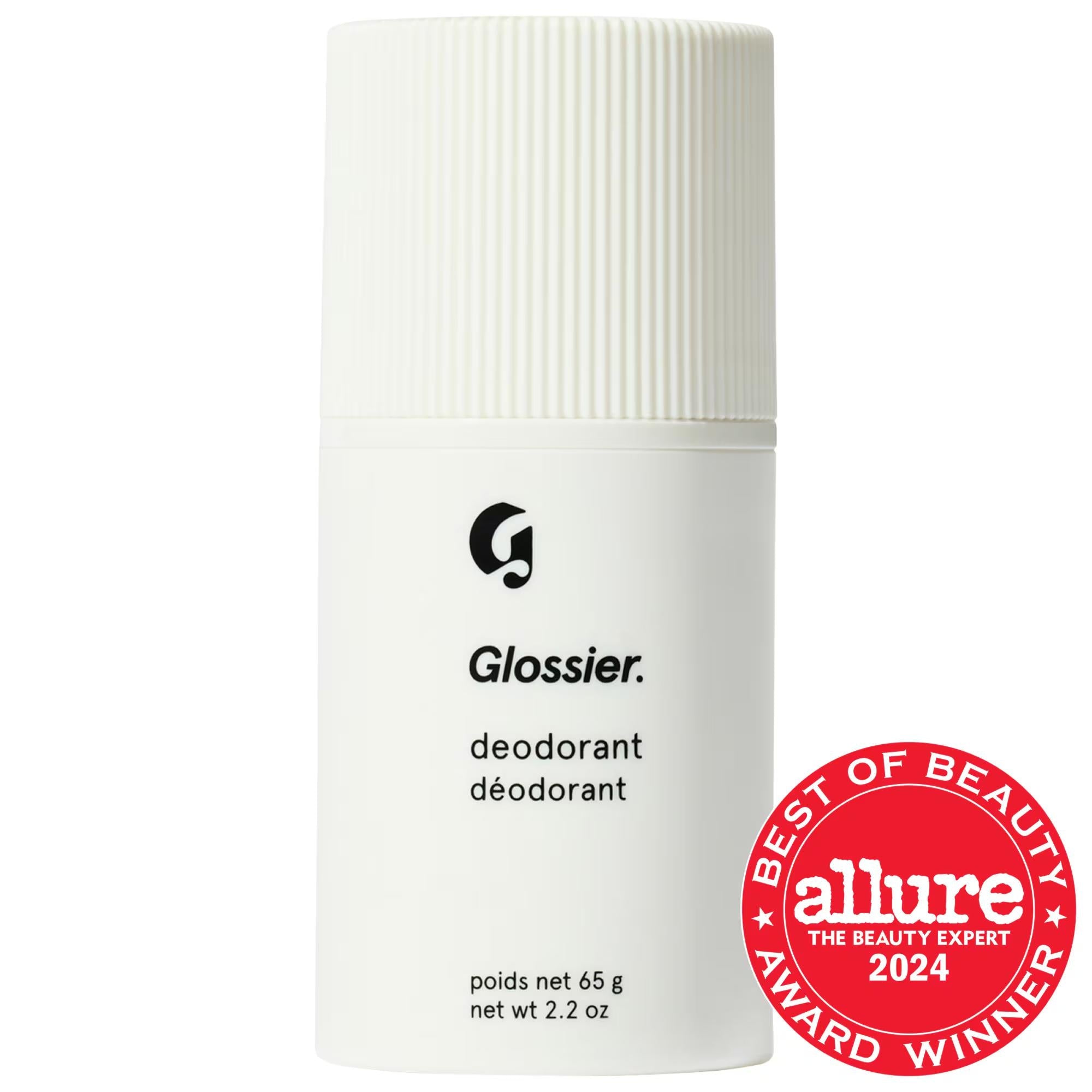 Glossier Refillable Aluminum-Free Deodorant Stick - Natural, Coconut Oil, Sensitive Skin Friendly