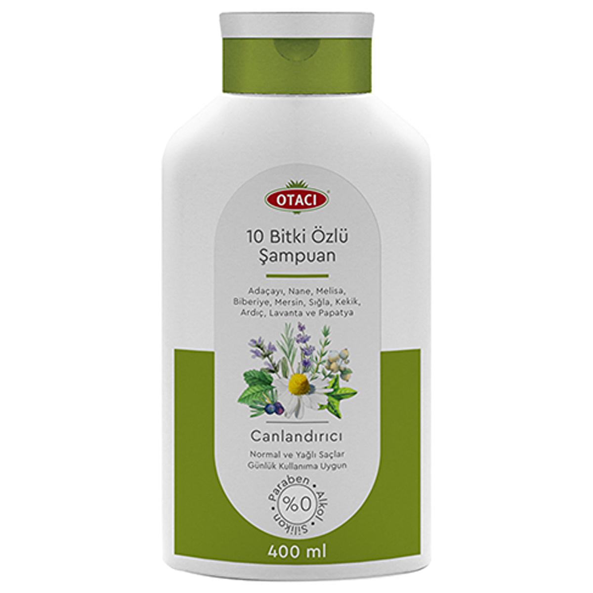 Otacı Natural Shampoo, 400ml - Revitalizing Plant-Based Hair Care for Normal to Oily Hair